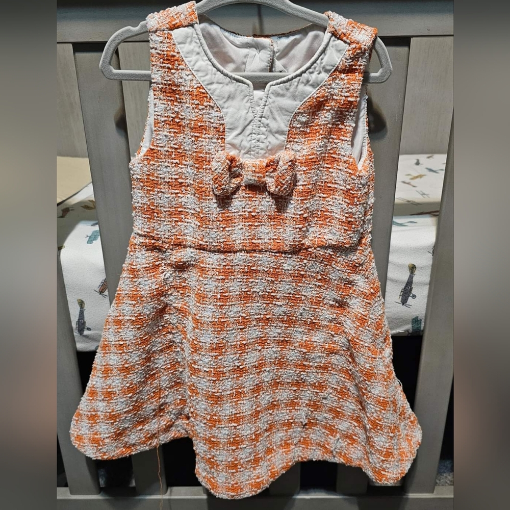 Janie & Jack | Plaid Boucle Dress | 3t